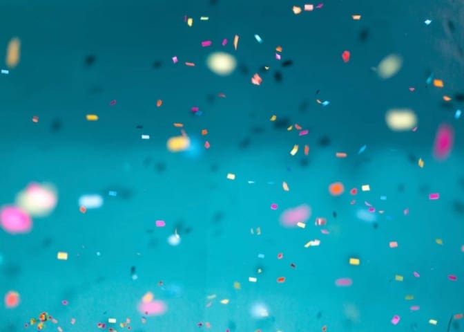 poetry contest winners' confetti