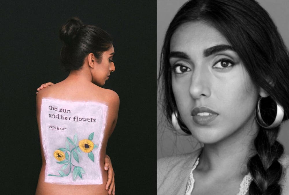 Rupi Kaur Sun and Her Flowers