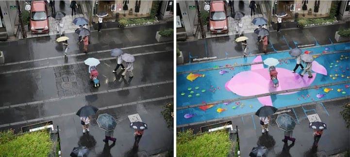 little infinite discoveries: Street art in Seoul for monsoon season