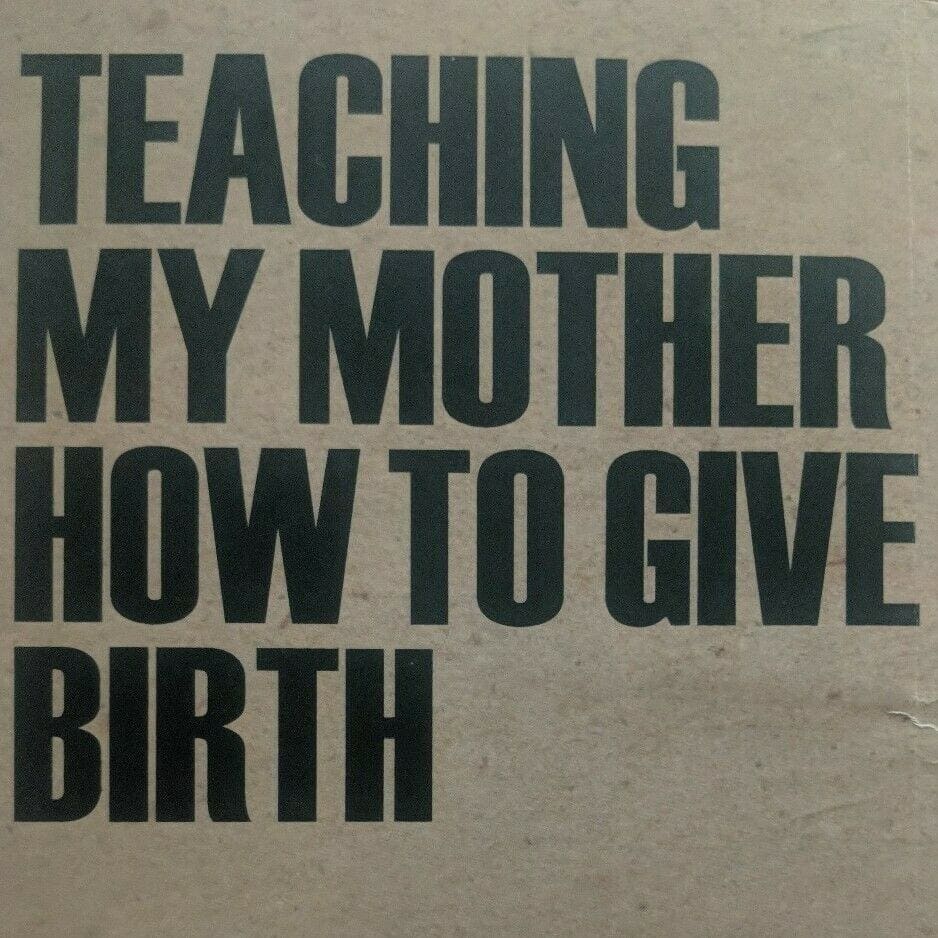teaching my mother how