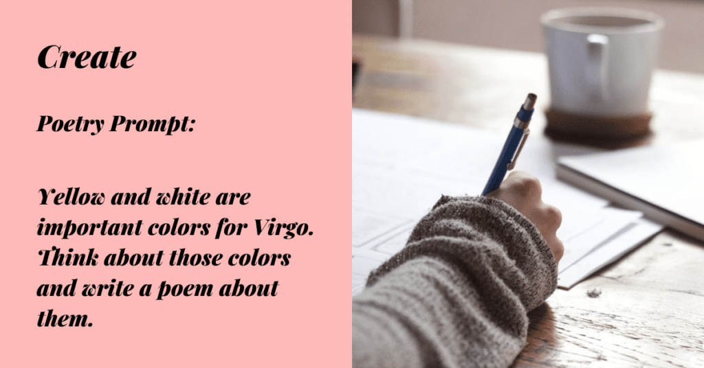Virgo poetry prompt