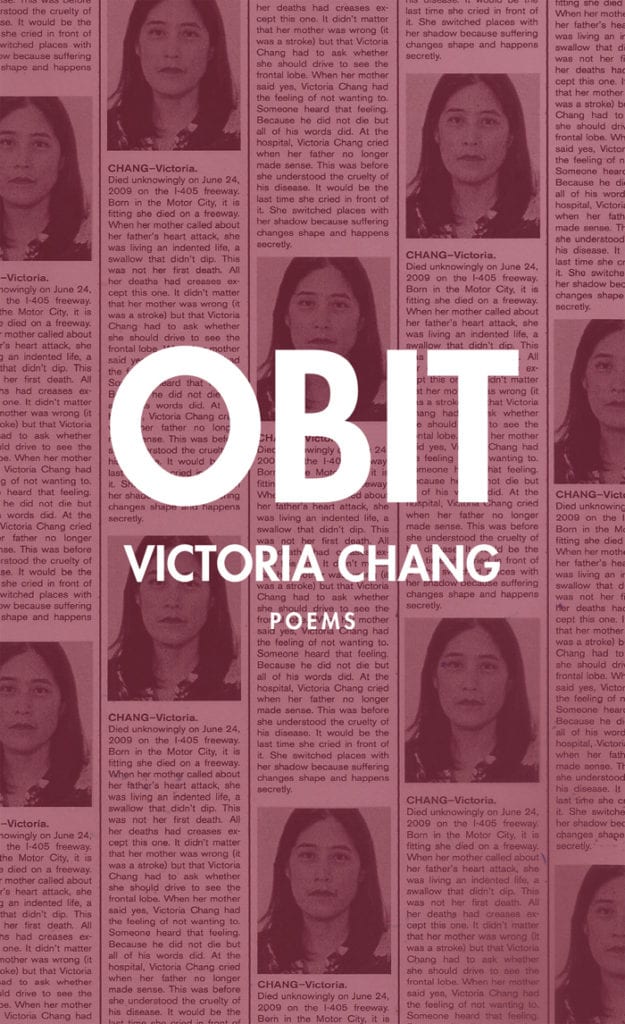 Obit, by Victoria Chang