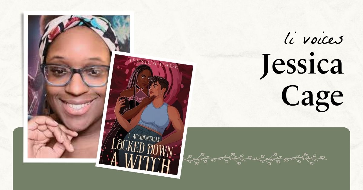 Author Jessica Cage with her new book I Accidentally Locked Down a Witch